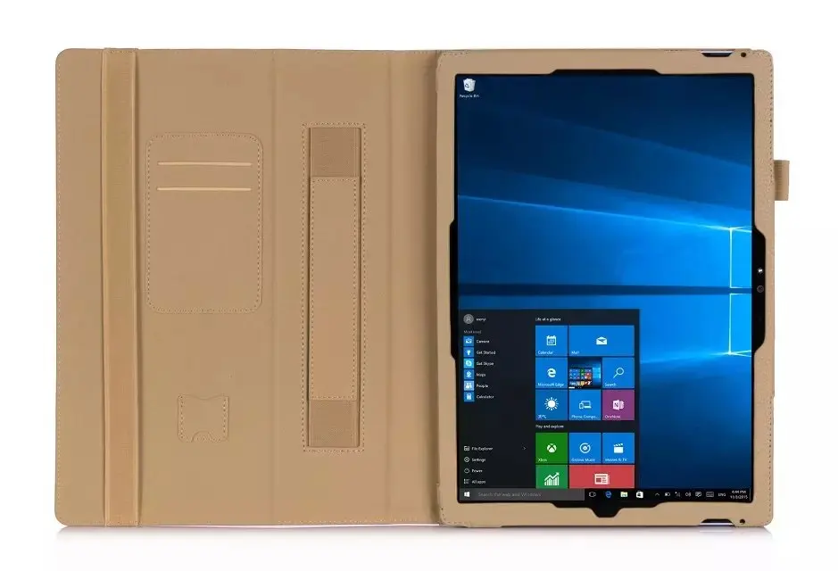 Роскошный кожаный чехол для microsoft Surface pro 3 Pro 4, умный чехол для Surface Pro 5 pro 6 Pro 7, чехол-подставка для планшета+ ручка