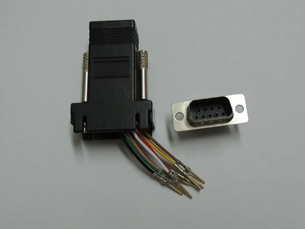 100 шт./лот Бесплатная доставка высококачественный черный проект RS232 DB9 переходник