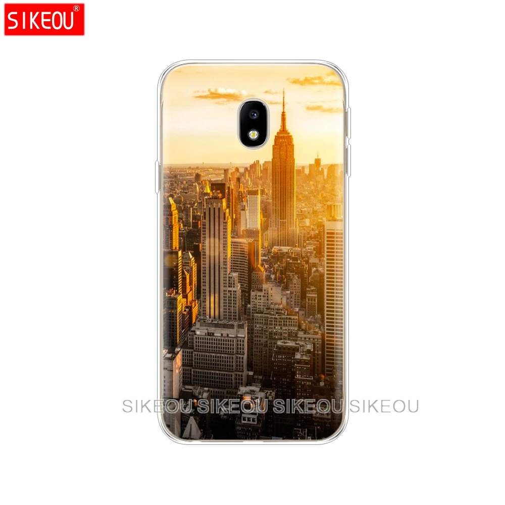 Силиконовый чехол для телефона Samsung Galaxy J3 J5 J7 2017 J330 J530 J730 PRO j2 2018 New York City|Бамперы| |