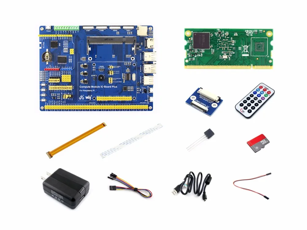 Комплект для разработки Raspberry Pi Compute Module 3 Lite тип A с компьютерным модулем адаптер