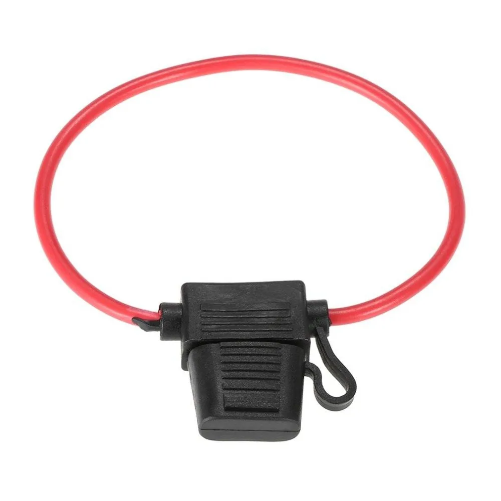 10pc 12V 40A Standard Blade Inline Fuse Holder with Waterproof Dustproof Cover | Электроника