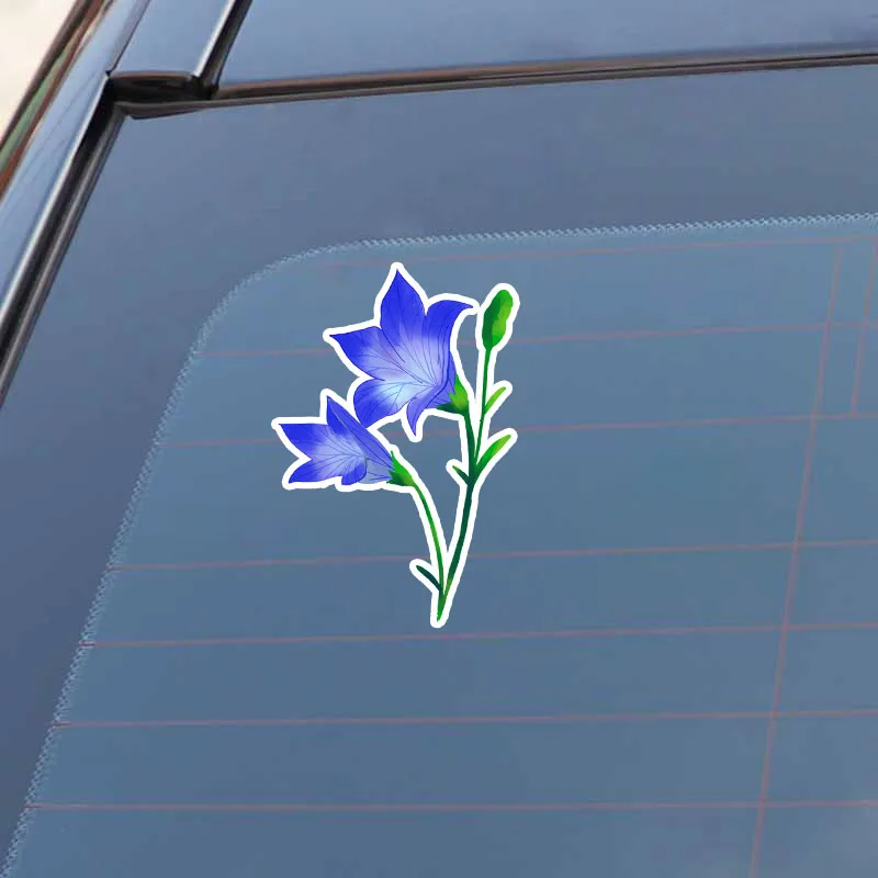 YJZT 10.2*15.3CM Plant Pretty Wisteria Flowers Car Stickers Accessories Bumper Window 11A1424 | Автомобили и мотоциклы