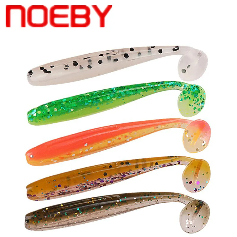 NOEBY S3118 рыболовные приманки 5 см/0,7 г 7,5 см/2,2 г 9 см/4,5 г силиконовые приманки Para Pesca Leurre Peche Brochet мягкие Wlure Wobler Na Ryby