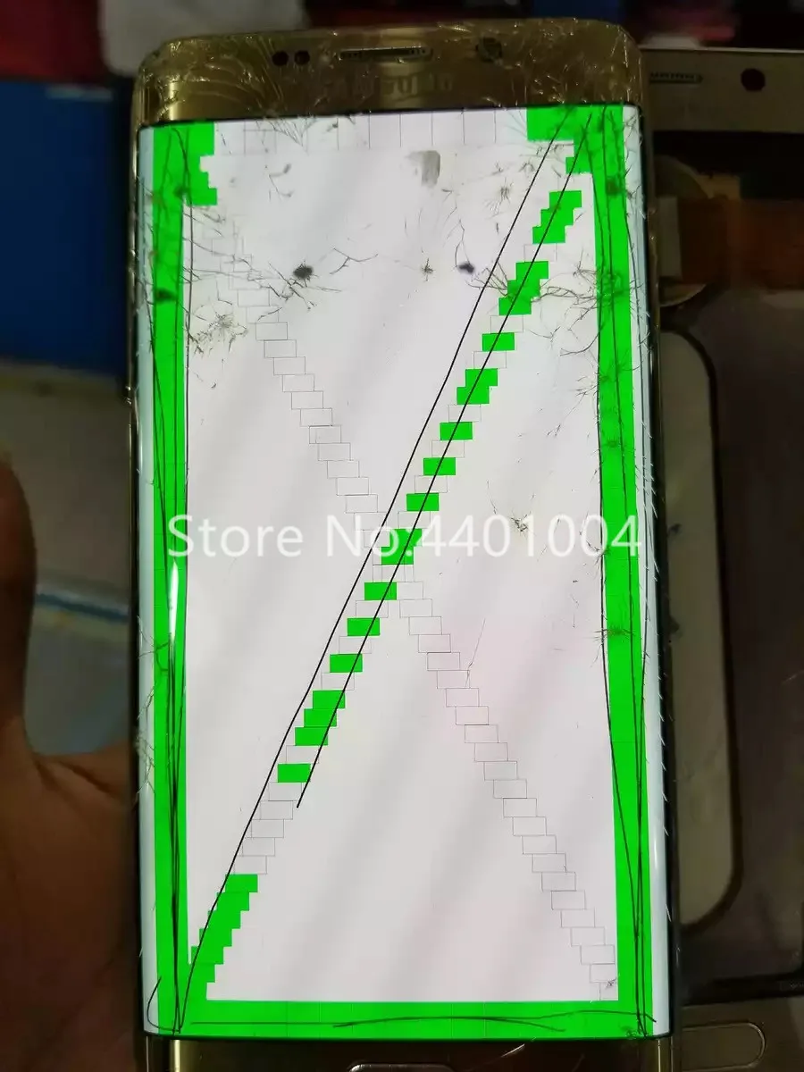 Практика ЖК-дисплей экраном assmebly с рамкой для Samsung S6Edge plus s7edge S8 плюс рамы и стекла