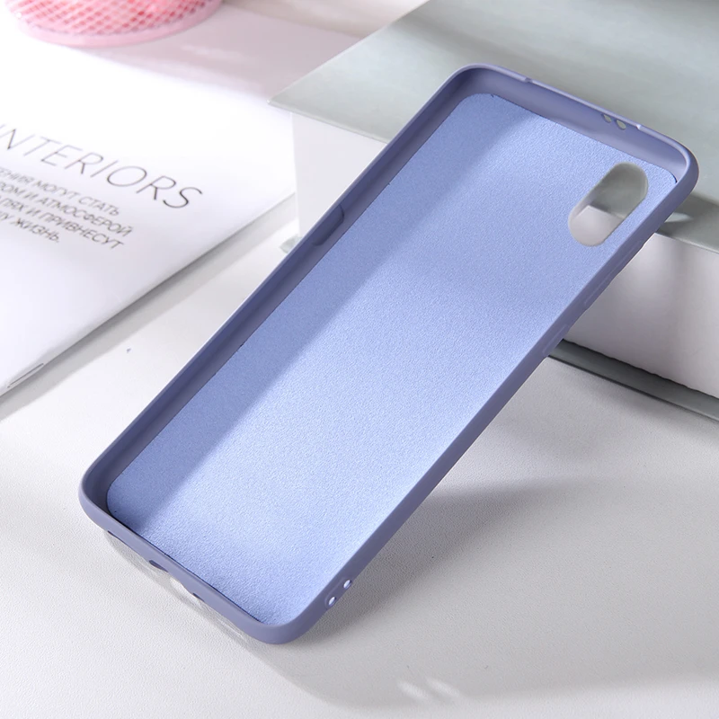 Для Xiaomi Redmi 7 NFH Оригинальный жидкий силиконовый мягкий чехол для 7A удобный