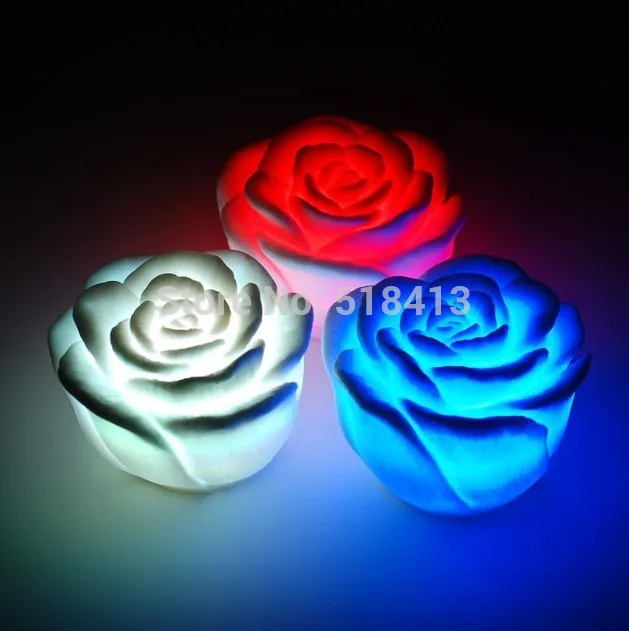 Gags & Practical Jokes Colorful Roses A Night Light Lovers Do Birthday Gift Novelty Gag Toys Movie Tv Plastic Electronic 2021