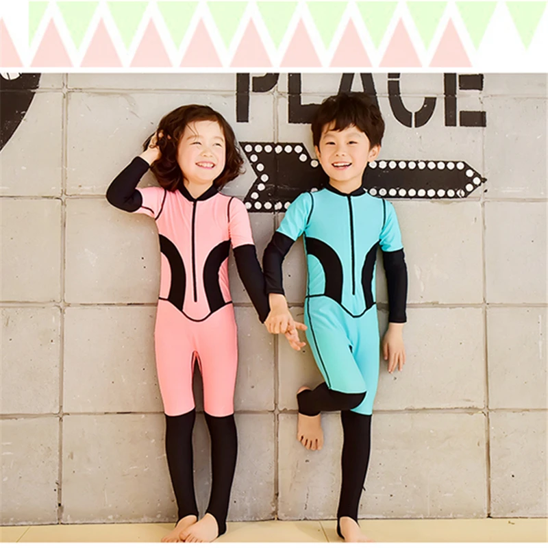 2019 милый слитный детский купальник красивый купальный костюм с длинным рукавом и