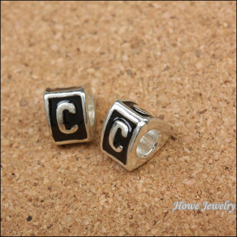 7 шт. треугольник черный Английский алфавит буквы &quotC&quot Шарм в античном стиле