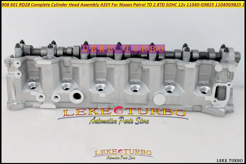 908 601 RD28 головки цилиндров в полной сборке ASSY для Nissan патруль 2.8TD SOHC 12v 11040 G9825 11040G9825