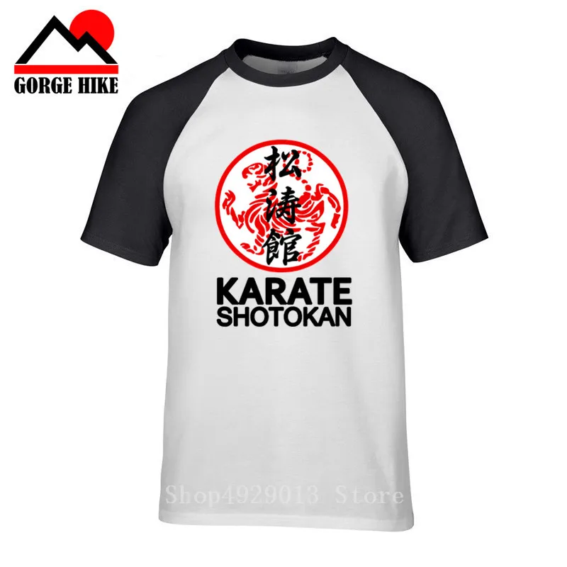 Футболка мужская хлопковая топ с японским символом тигра Shotokan Karate Bujinkan Dojo Pro