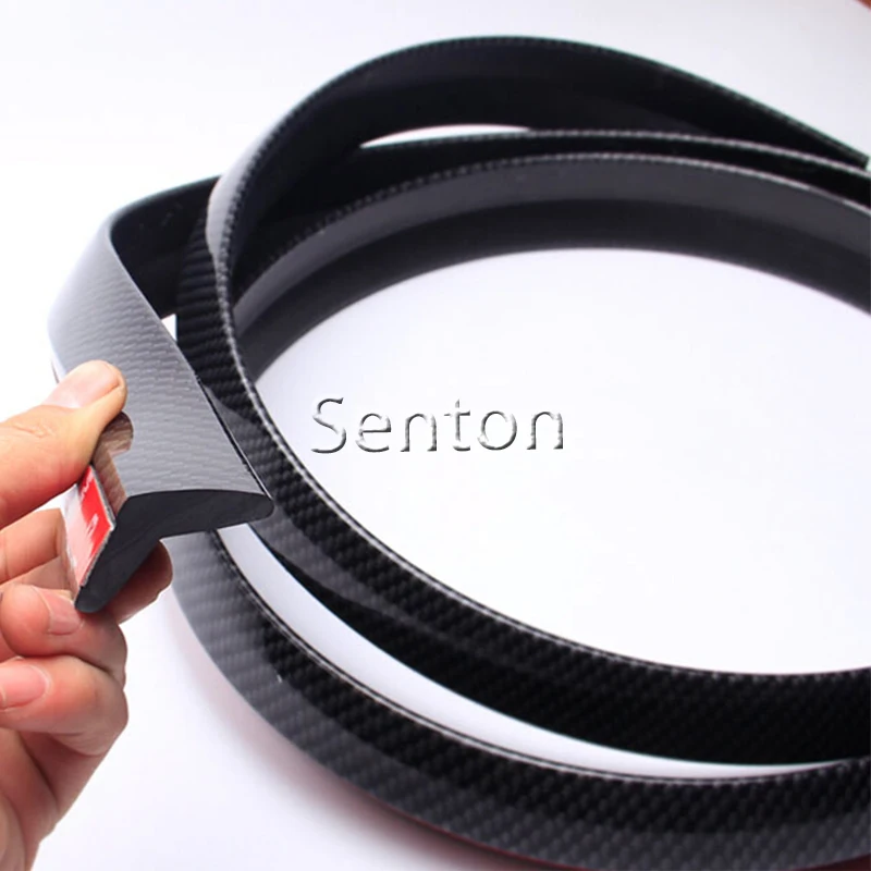 Автомобильный Стайлинг автомобильная передняя губа из углеродного волокна 2 5 м