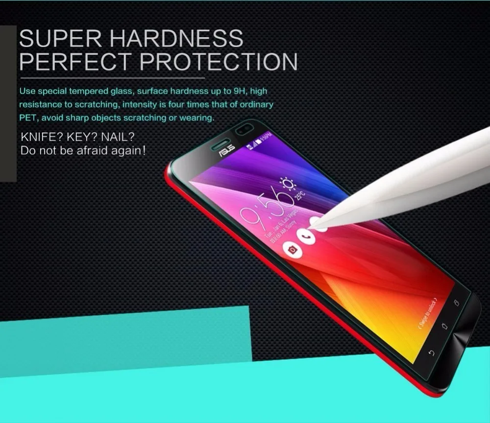 2 шт для Asus X009D закаленное стекло Zenfone Go ZB450KL ZB ZB450 450KL Защитная пленка экрана 4 5