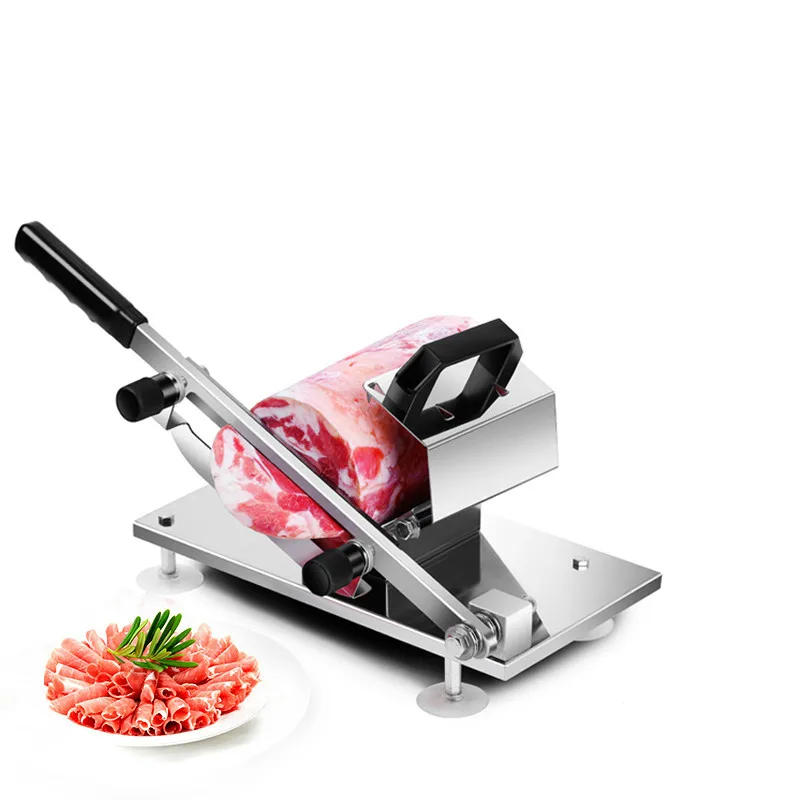 Мясо slicer среза нарезанный мясо резки Руководство резки мяса автоматической рабочего Easy-cut замороженной говядины и баранины
