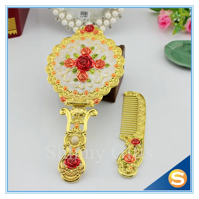 Подарочное зеркало для свадебной вечеринки подарочный набор с розами складное