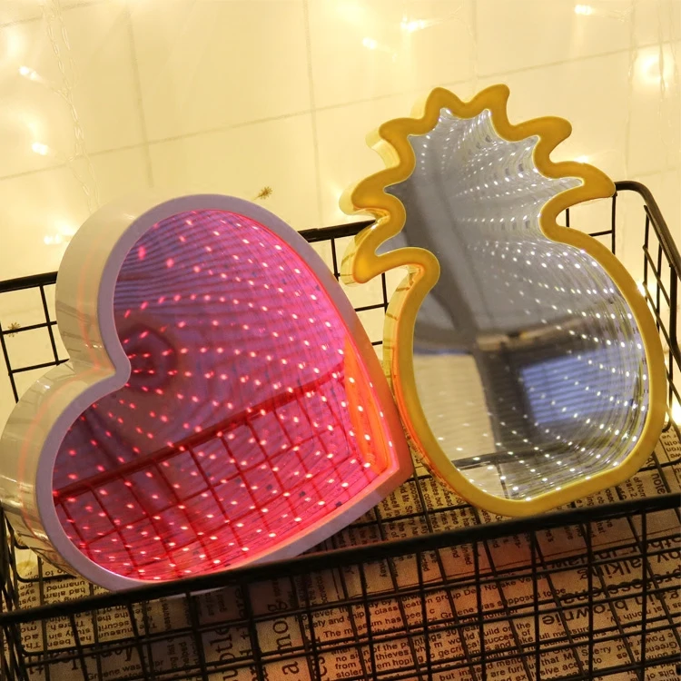 Amroe 3D креативные Звездные облака туннельные лампы Ночник Led макияж зеркальный
