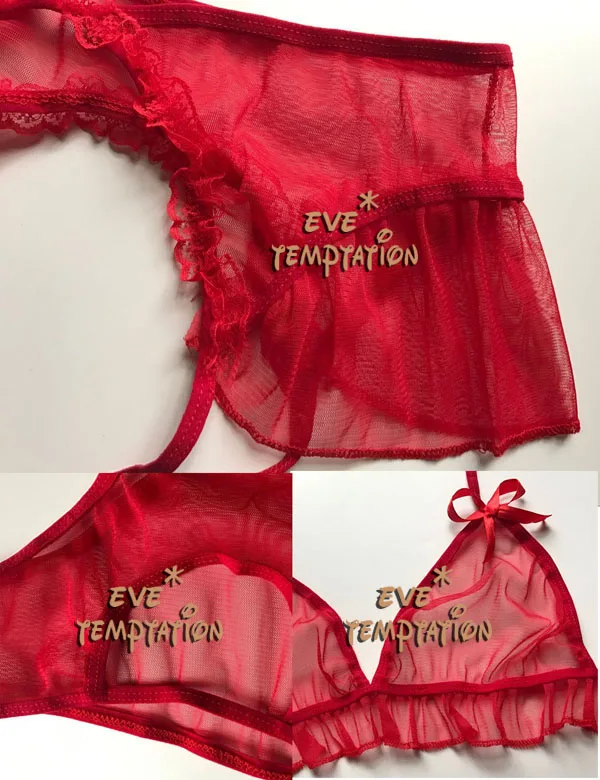 Женское сексуальное нижнее белье черное кружевное цельное Babydolls женское