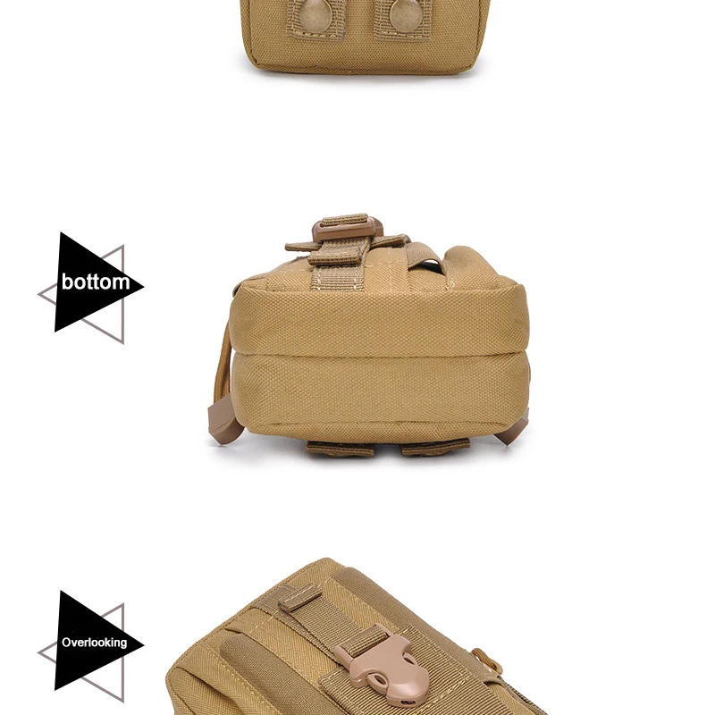 Тактический Molle Чехол Военная Мужская сумка с поясом на бедра и талию маленький карман для бега сумка для путешествий походные сумки чехол для телефона