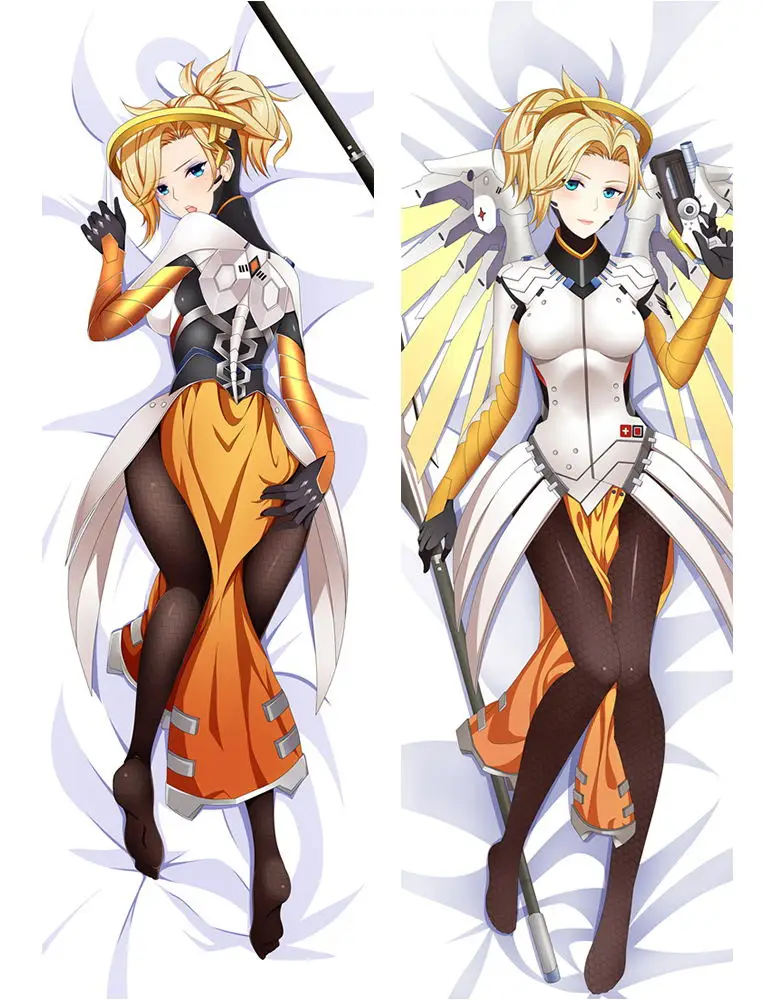 Модный японский аниме обнимающий корпус Наволочка 150*50 611019 Overwatch|body pillow case|fashion casepillow case |