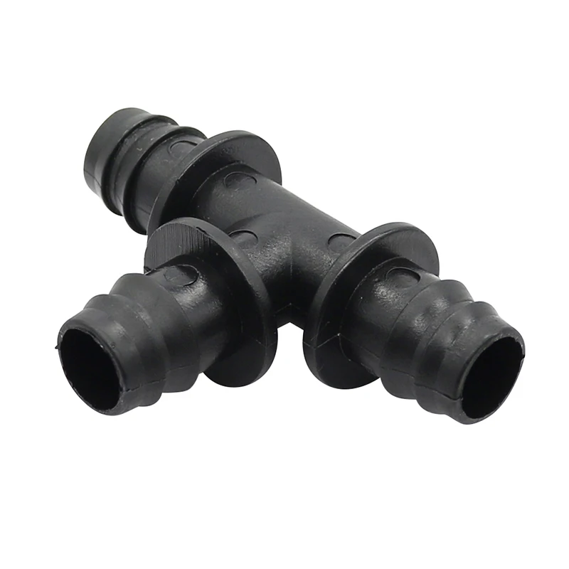 

1/2 Inch Water Quick Coupling Garden Hose Tee Homebrew Agricultura Irrigation Drip Pipe Connector Tubing Fitting 10 Pcs