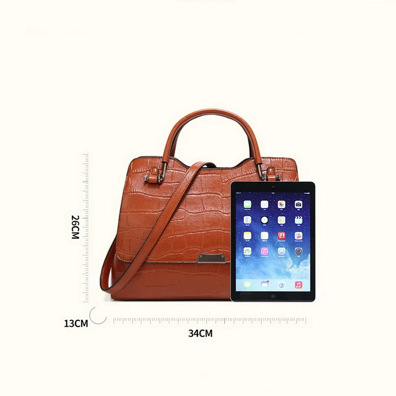 Mododiino Brand Oil Wax Lady Top-handle Bags High Quality PU Leather Handbag Women 2018 New Shoulder Bag Pure Color Tote DNV0680 | Багаж и