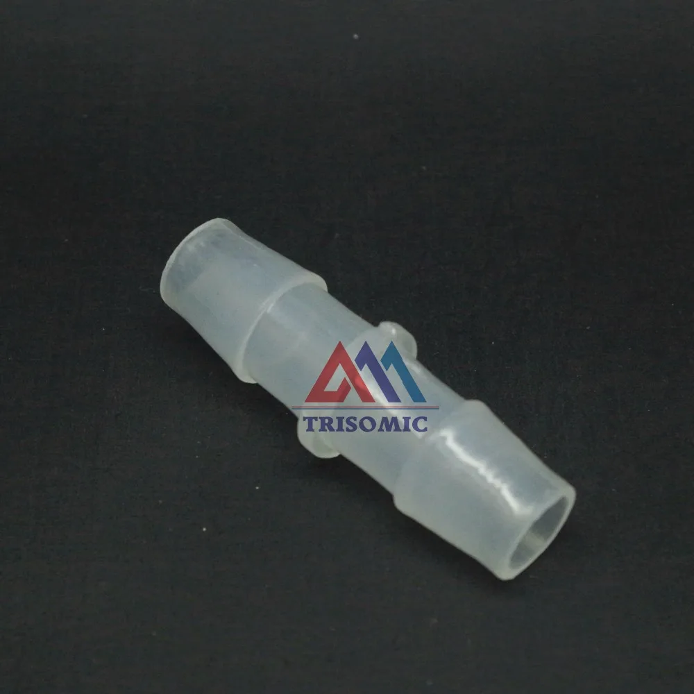 Прямой соединитель 11 мм пластиковый штуцер с бородкой из материала ПВХ для