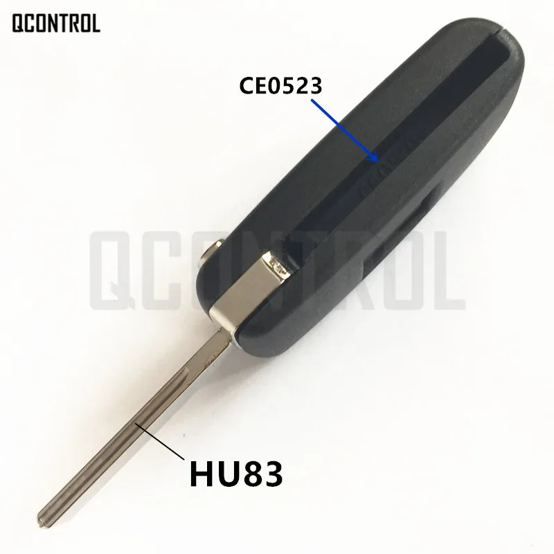 QCONTROL Автомобильный Дистанционный ключ для PEUGEOT Car Partner 807 407 308 307 207 CC SW Expert брелок