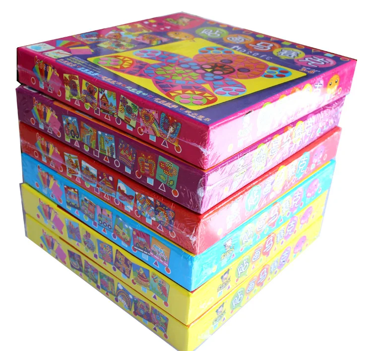 Мозаичный 3d пазл сделай сам для детей из эва творчества в виде животных обучающие