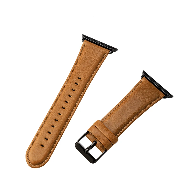 Аксессуары для часов из натуральной кожи для Apple Watch Band 44 мм 40 мм Apple Watch Band 42 мм 38 мм серия 4 3 2 1 ремешок для часов correa