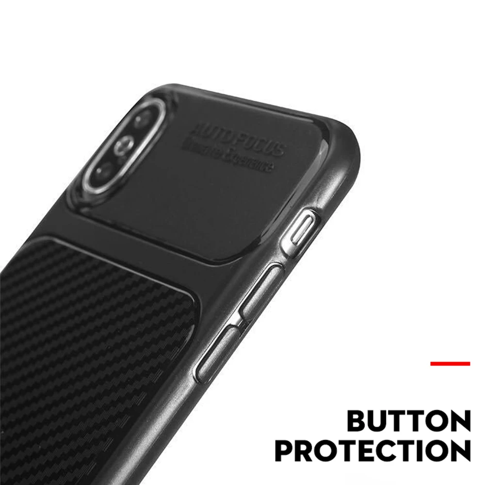 KISSCASE Phone Case For iPhone XS Max Carbon Fiber Mirror Silicon X XR Luxury Fundas |