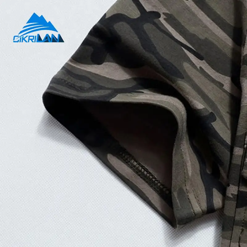 Новые женские Camo хлопок Лето Спорт на открытом воздухе Пеший Туризм Combat Tactical