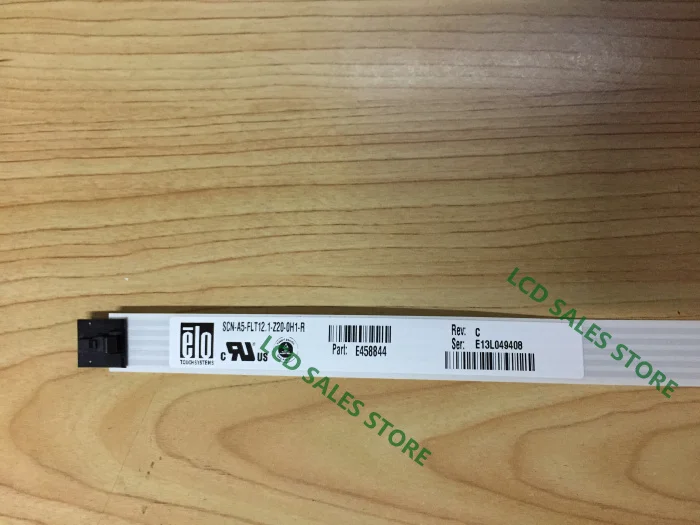 NEW 12.1 INCH ELO SCN-A5-FLT12.1-Z20-OH1-R E458844 E13L049408 ORIGINAL  SCN-A5-FLT12.1-Z20-0H1-R 5 WIRE CABLE