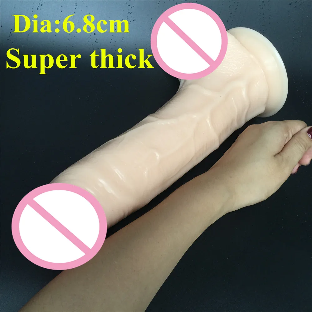 Супер большой реалистичный силиконовый фаллоимитатор 11 6 дюйма (295 мм) супер