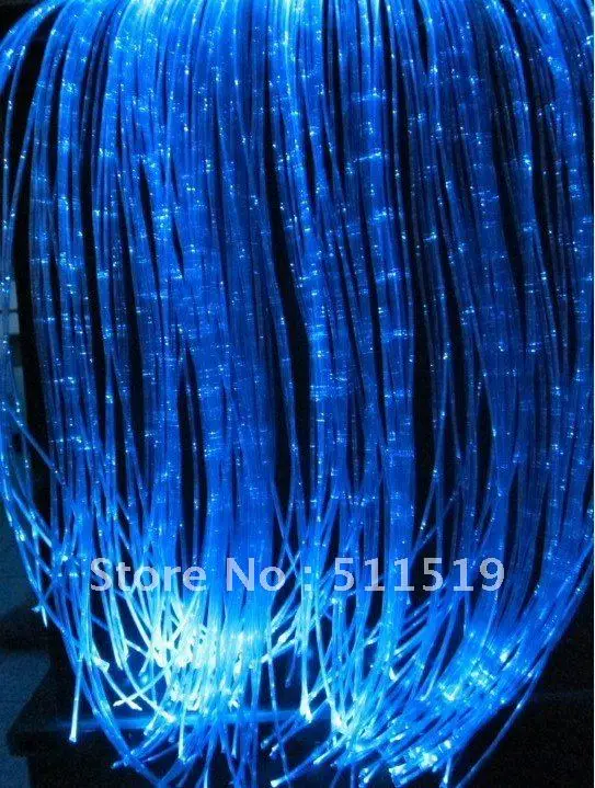 Искрящиеся волоконно-оптические занавески с 100 шт мерцающие 3*0 75 мм световые нити