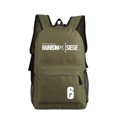 6 Игровой рюкзак Tom Clancy's Rainbow Six Siege, мужской военный рюкзак, унисекс, школьные сумки для студентов, брезентовый Рюкзак для ноутбука, рюкзак для путешествий - Цвет: 6