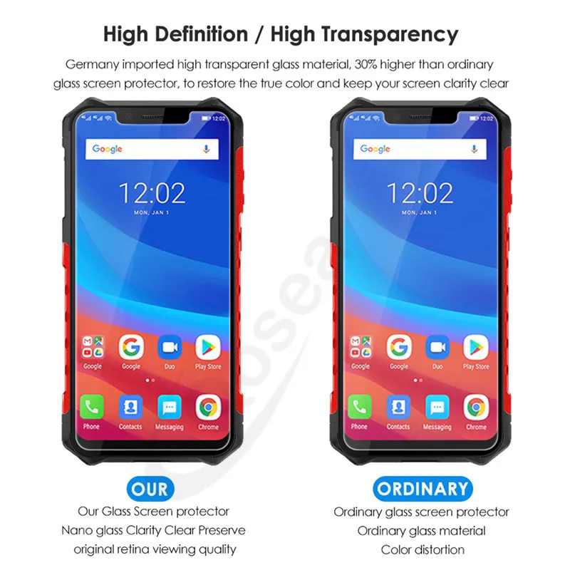 2 шт. Защитная пленка для экрана телефона Ulefone Armor 6 2 3 3T из закаленного стекла 9H ультратонкая Защитная пленка для Ulefone Armor 2 3 glass