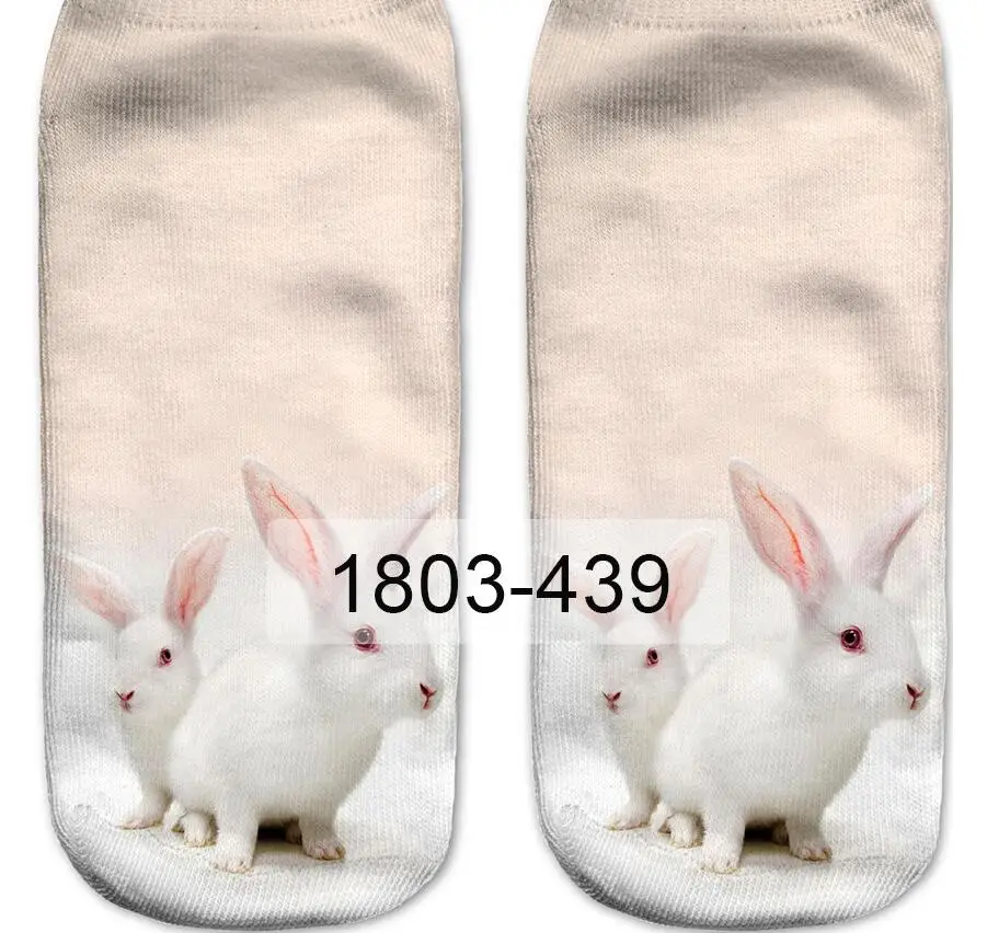 Носки женские короткие с рисунком животных 10 пар/упаковка|Носки-следки| |