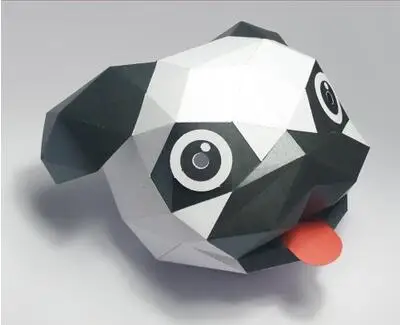 22 3D Маска для животных Pikach Gundam DIY вечерние бумажные маски для Хэллоуина с украшением на день рождения Детские аксессуары для украшения дома - Цвет: 22