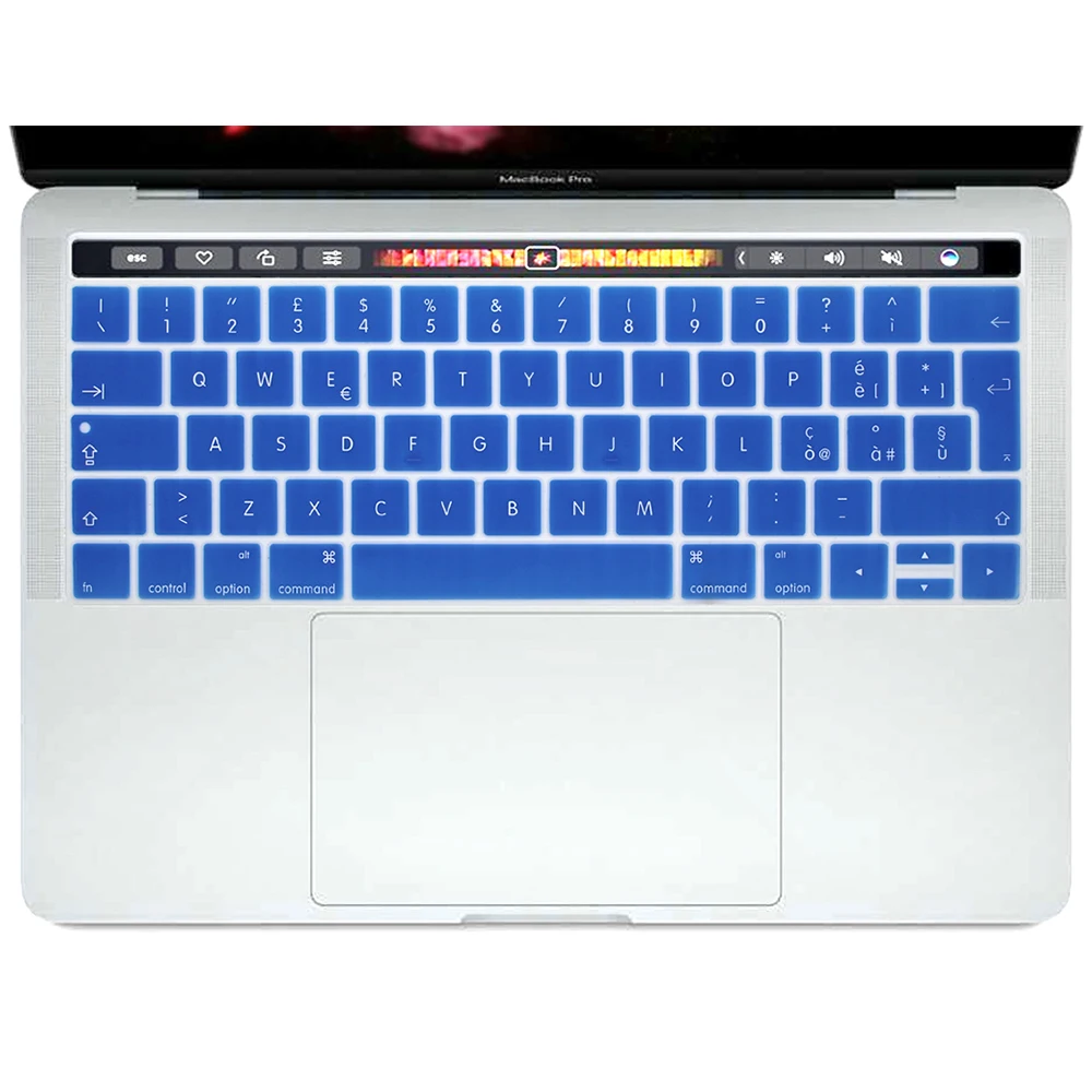 Для новых Macbook Pro 13 &quotA1706 и 15&quot A1707 с сенсорной панелью выпуска 2017 силиконовый