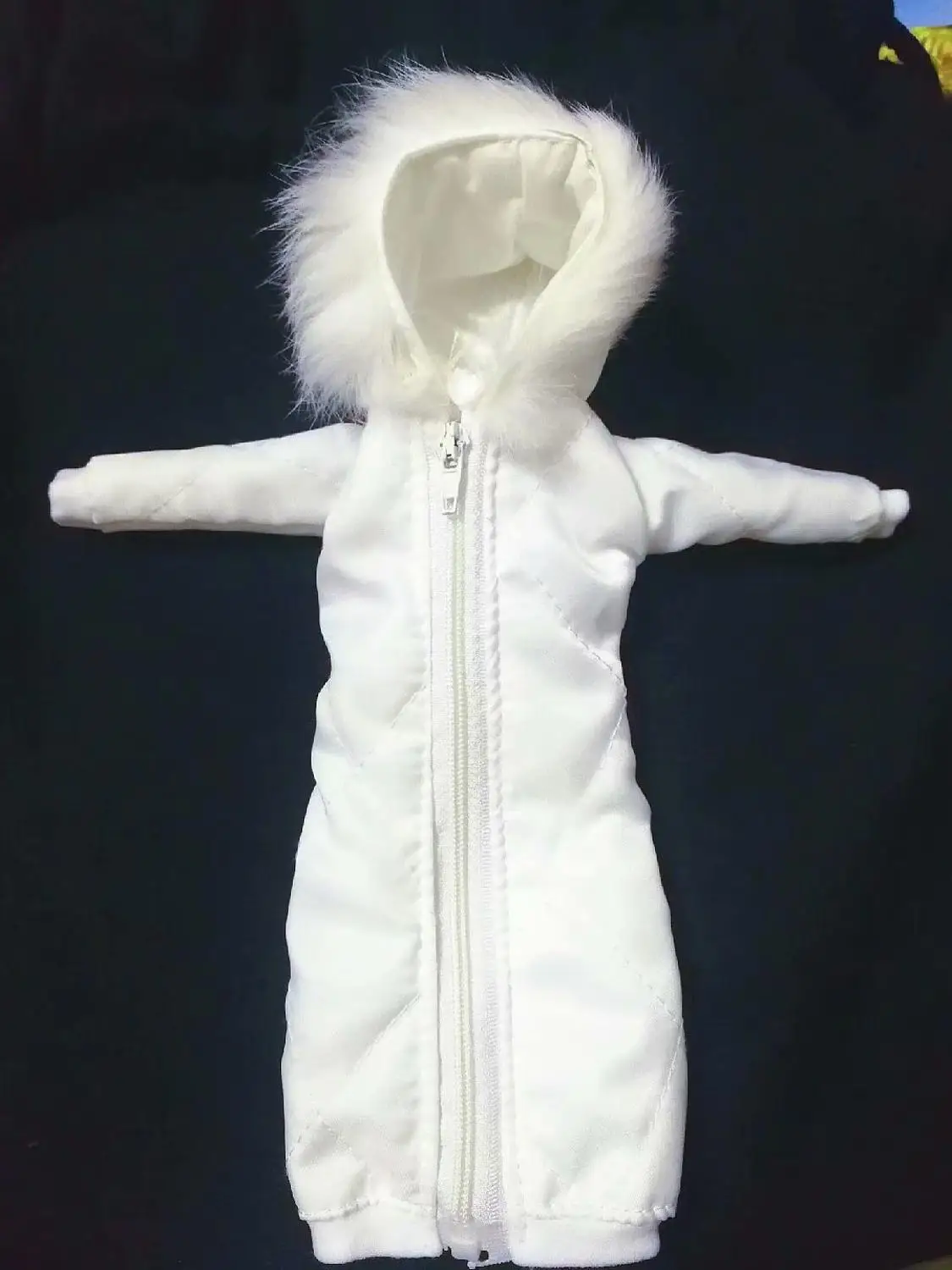 Красивое длинное пальто, хлопковое платье для Барби, одежда, игрушка, зимняя одежда, свадебное платье, юбка, 1/6, BJD, кукольная куртка, аксессуары - Цвет: C