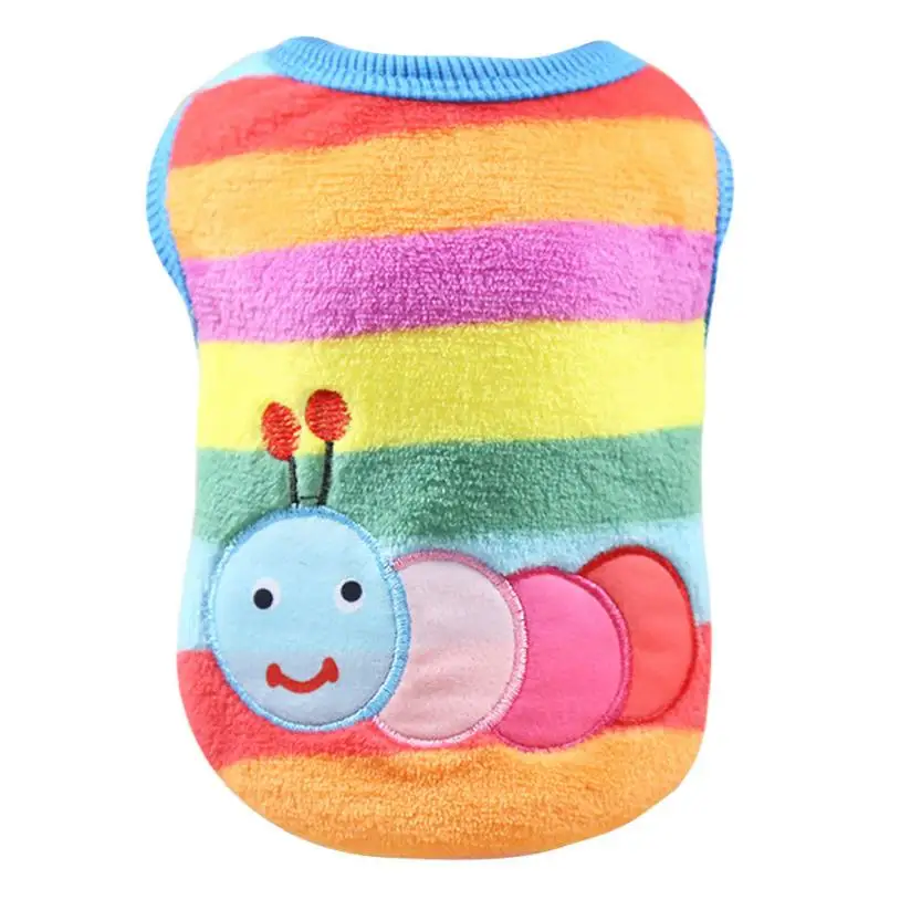 Милая Одежда для собак и кошек пальто свитер маленькая рубашка щенков мягкая