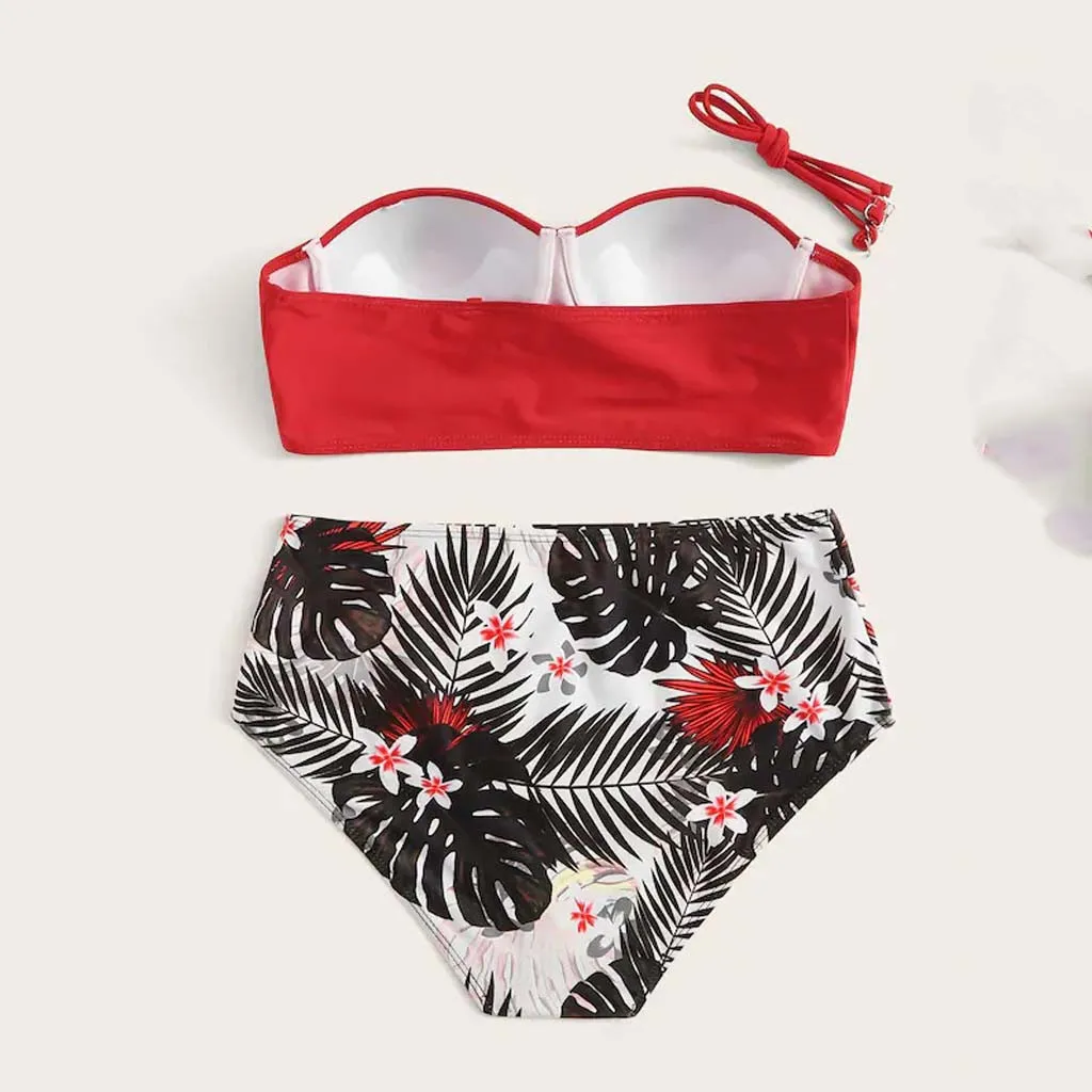 Women's Sexy Swimwear Women Summer Swimsuit Bikini Stripe Separate Swimsuit Bikini Bathing Suit Women Dropshipping