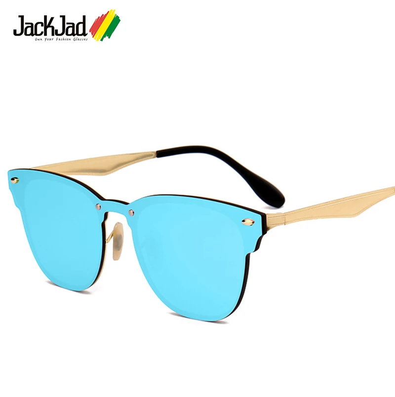 

JackJad 2017 New Fashion 3576 Traveller Style Rivets Sunglasses Men Women Brand Design Quality Metal Sun Glasses Oculos De Sol