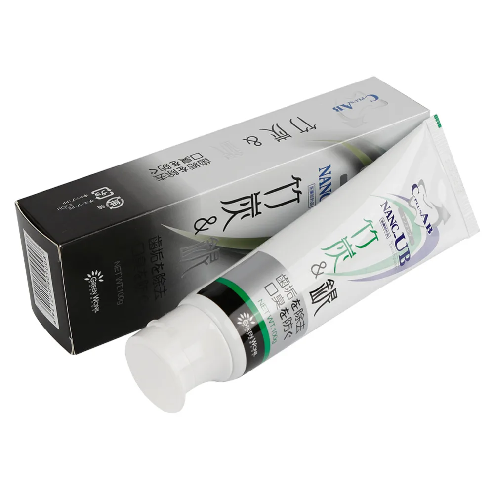 Новое поступление 100 г бамбуковый уголь зубная паста отбеливающая гигиена
