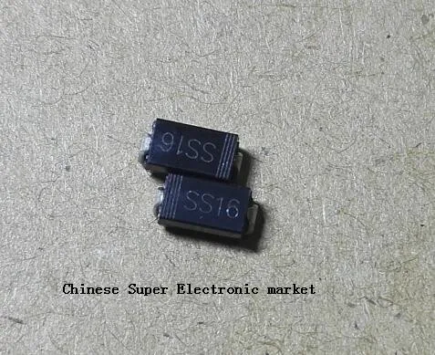 100 шт. SMA выпрямительный диод 1N5819 SS14 1N5822 SS34 SR160 SS16 1N5817 SS12 SR1100 SS110 SR360 SS36 SR240 SS24 SR2100 SS210