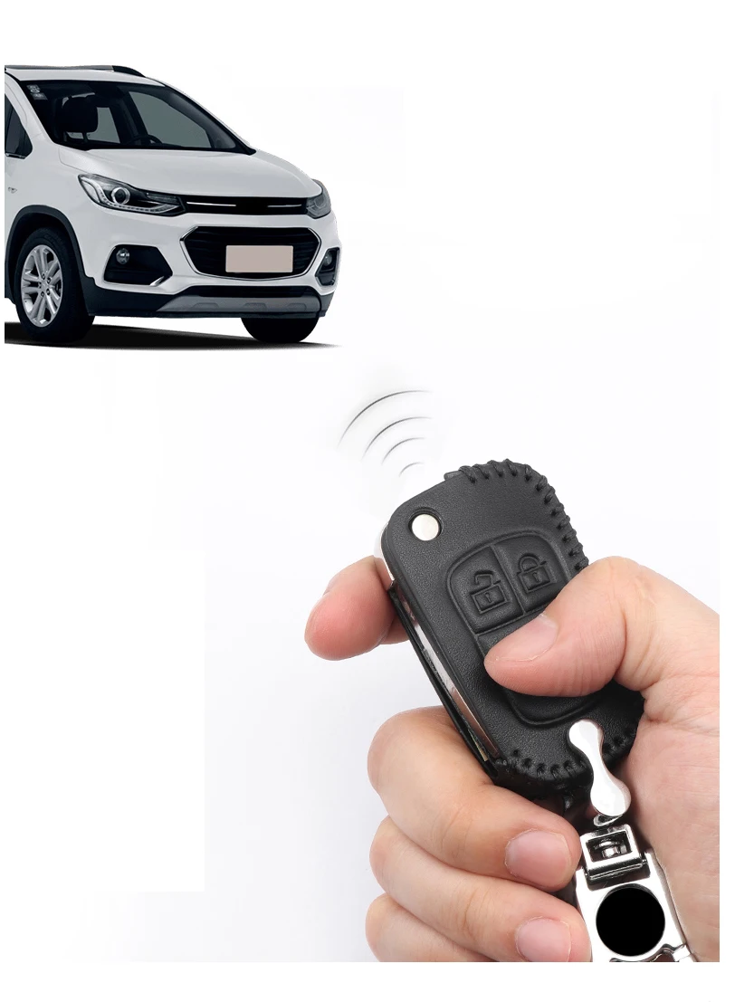 Кожаный чехол для ключей для Chevrolet Cruze для OPEL VAUXHALL Insignia MOKKA BUICK складной чехол для ключей автомобиля, чехол для ключа автомобиля