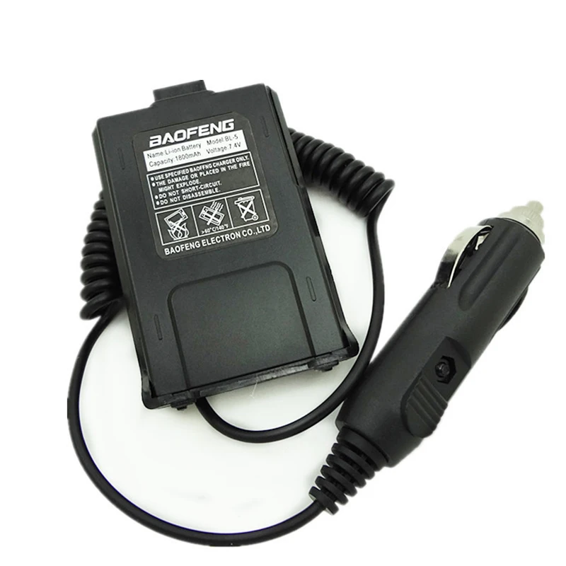 Cheap 2pcs BAOFENG UV-5R Car Charger For UV 5R UV-5RB UV-5RA Two Way Radio CB Walkie Talkie Battery Eliminator UV5R Accessories | Мобильные