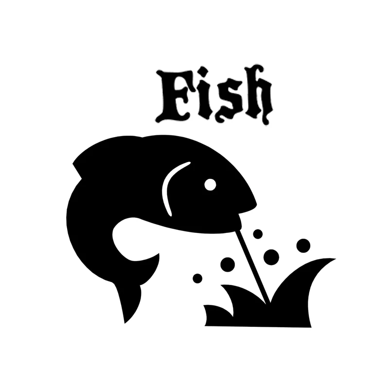 35cm Play Fish Animal Car Styling Car Accessories Stickers Decals
