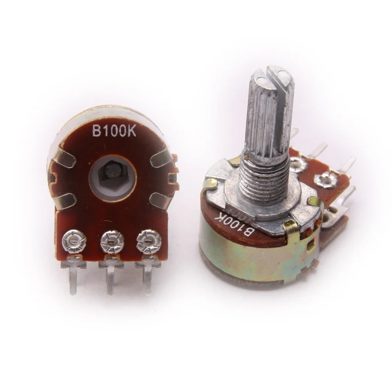 Glyduino WH148 B100K двойное соединение 6-контактный линейный потенциометр горшок одно