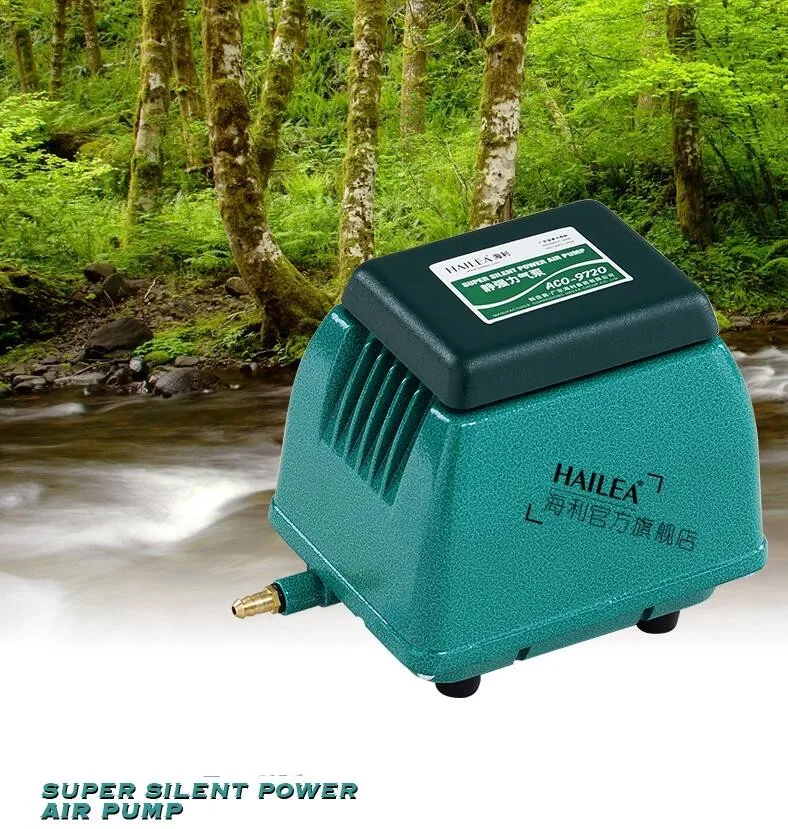 HAILEA ACO 9720 большой воздушный насос для рыбного пруда и аквариума супер тихий