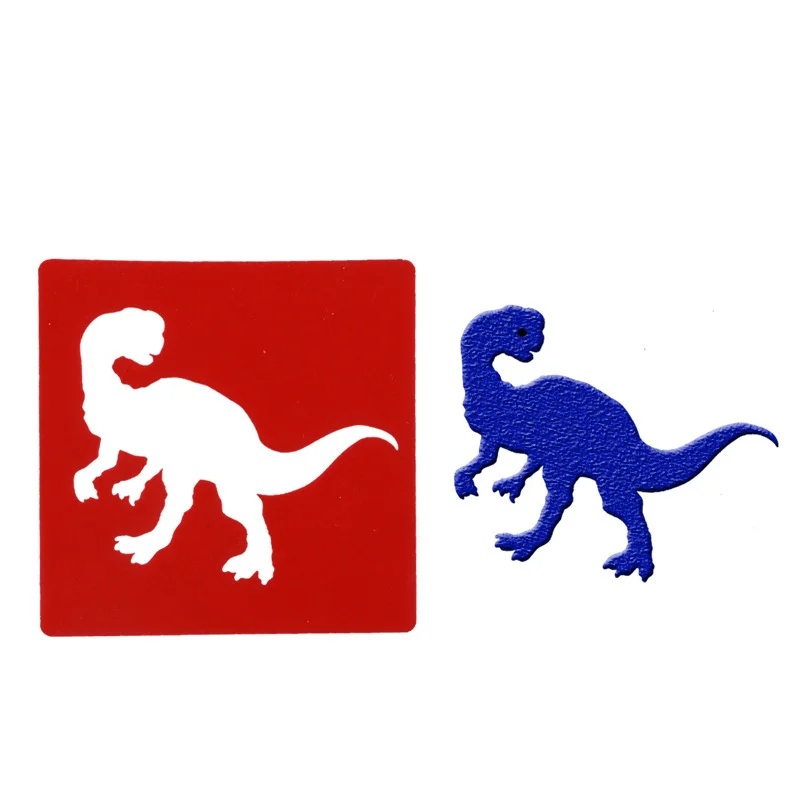 

14*14 Dinosaur pvc Layering Stencils for Diy scrapbook coloring,painting stencil,home decor diy etc. Product image